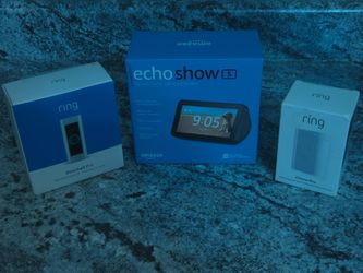 Ring doorbell, chime and 5.5" screen