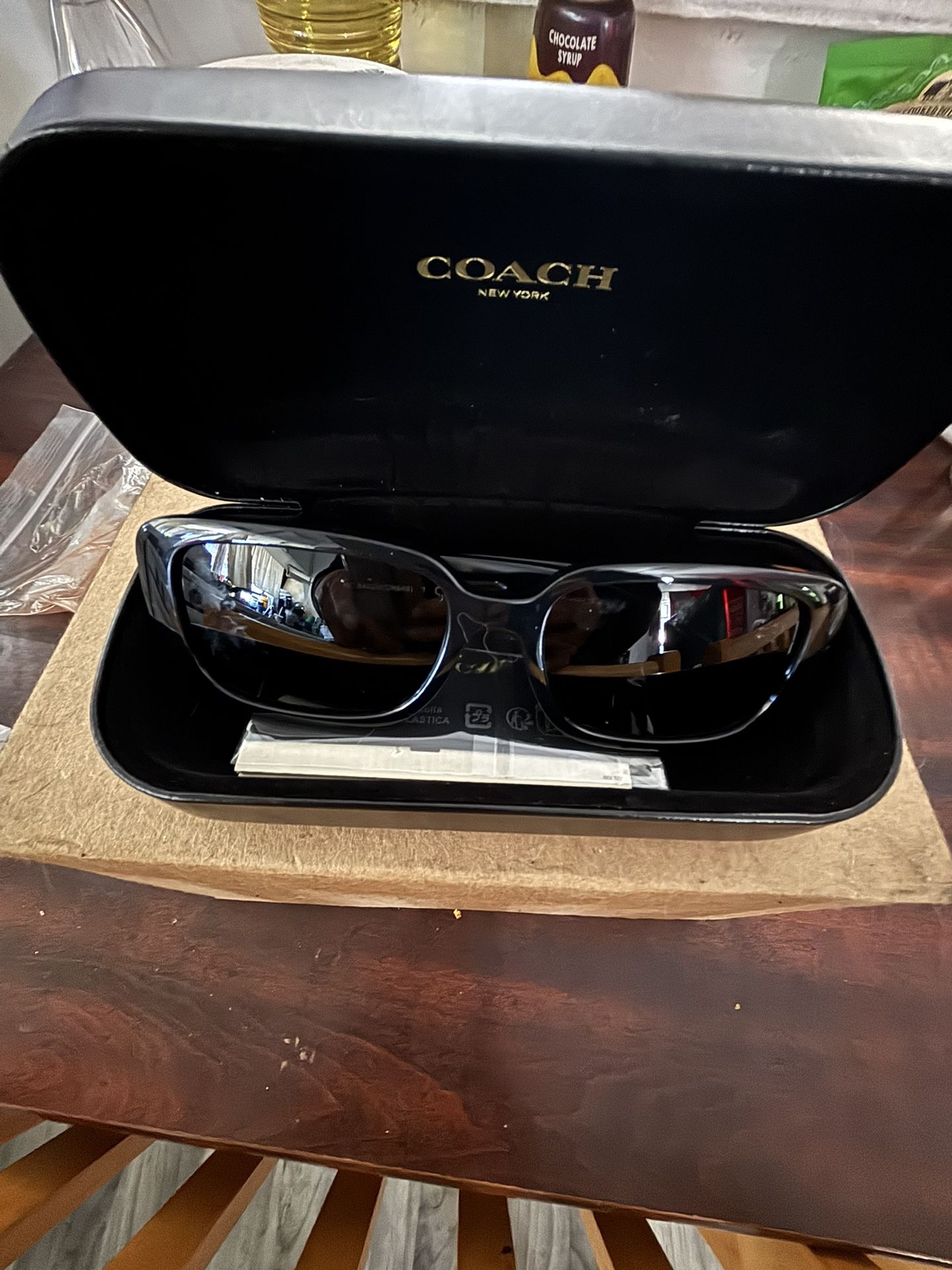 Coach Narrow Rectangle Sunglasses