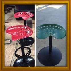 Barstool and patio chair custom tractor seats