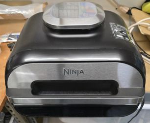 Ninja® Foodi® Smart XL 6-in-1 Indoor Grill & Air Fryer, Black/Silver