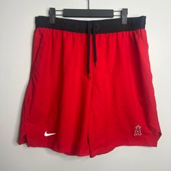 Nike Anaheim Angels Authentic Collection Flex Vent Max Performance Shorts Men XL