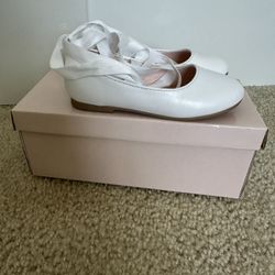White Flats For Girls Size 10 