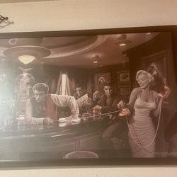 Large Framed Picture (sorry For The Glare On The Glass)
