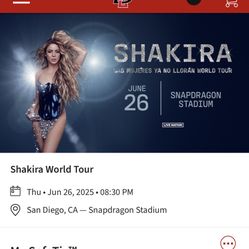 Shakira Tickets 