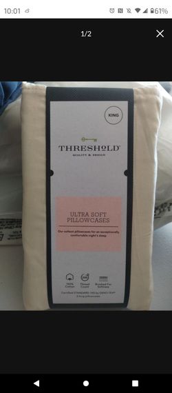 Threshold King Ultra Soft Pillowcases