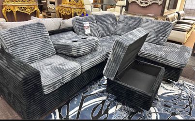NEW SECTIONAL SOFA AND OTTOMAN WITH FREE DELIVERY