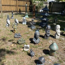 Outdoor Garden Decor Statues (PRICES VARY PER STATUE) (Ask For The Price)