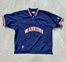 Vintage Starter NBA Golden State Warriors Warm Up 1/4 Zip Large