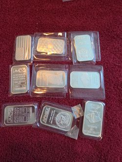 Collectible Coins Silver bars one ounce