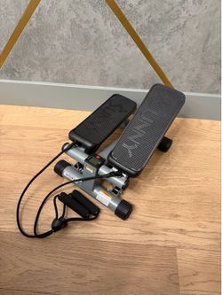 Mini Stepper Exercise Machine with Resistance Bands