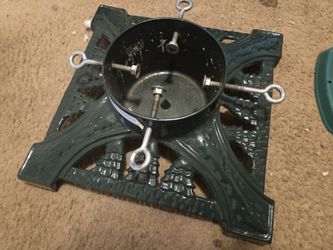 Real Christmas Tree Holder Solid Metal Heavy Duty