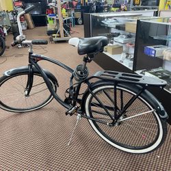 sixthreezero Around The Block Men's Beach Cruiser Bike, Bicycle with Rear Rack