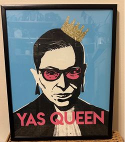16x20 Framed Yas Queen Queen Elizabeth Pop Art Print