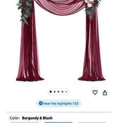 Wedding Ceremony Arbor and Reception Backdrop Decoration