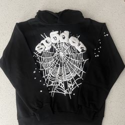 Sp5der OG Web Hoodie “Black”