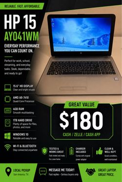 Laptop hp touchscreen