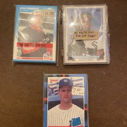 Lot of three baseball card team Sets 1987, 1988, 1993 New York Yankees Chicago white sox