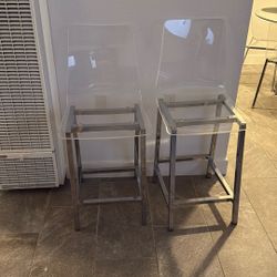 Clear Acrylic Bar Stools
