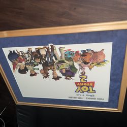 Toy Story 2 Frame with poster