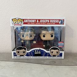FUNKON 2021 *Official* Funko Pop! Directors ANTHONY & JOSEPH RUSSO 2-PACK LE2000