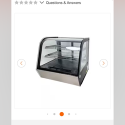 27.5 in. 4.2 cu. ft. Countertop Bakery Refrigerated Display Case