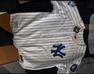 Jaÿ Z Blue Blueprint Edition Yankees jersey