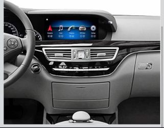 MekedeTech Android 12 Car Touch Screen10.25 inch Octa 4+64G Car Radio Multimedia Player GPS Navigation for Mercedes Benz S W221 W216 CL 2005-2009