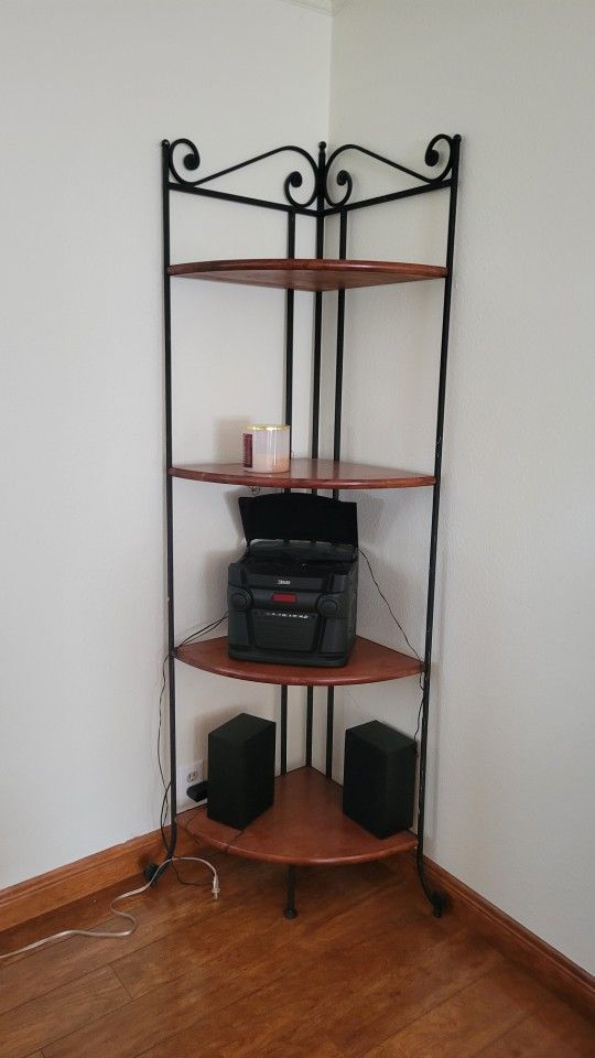 Set Of Two Matching Corner Shelves