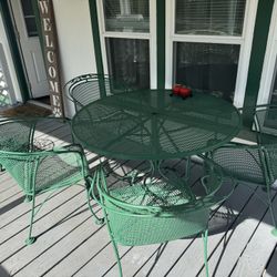 Iron Patio Set