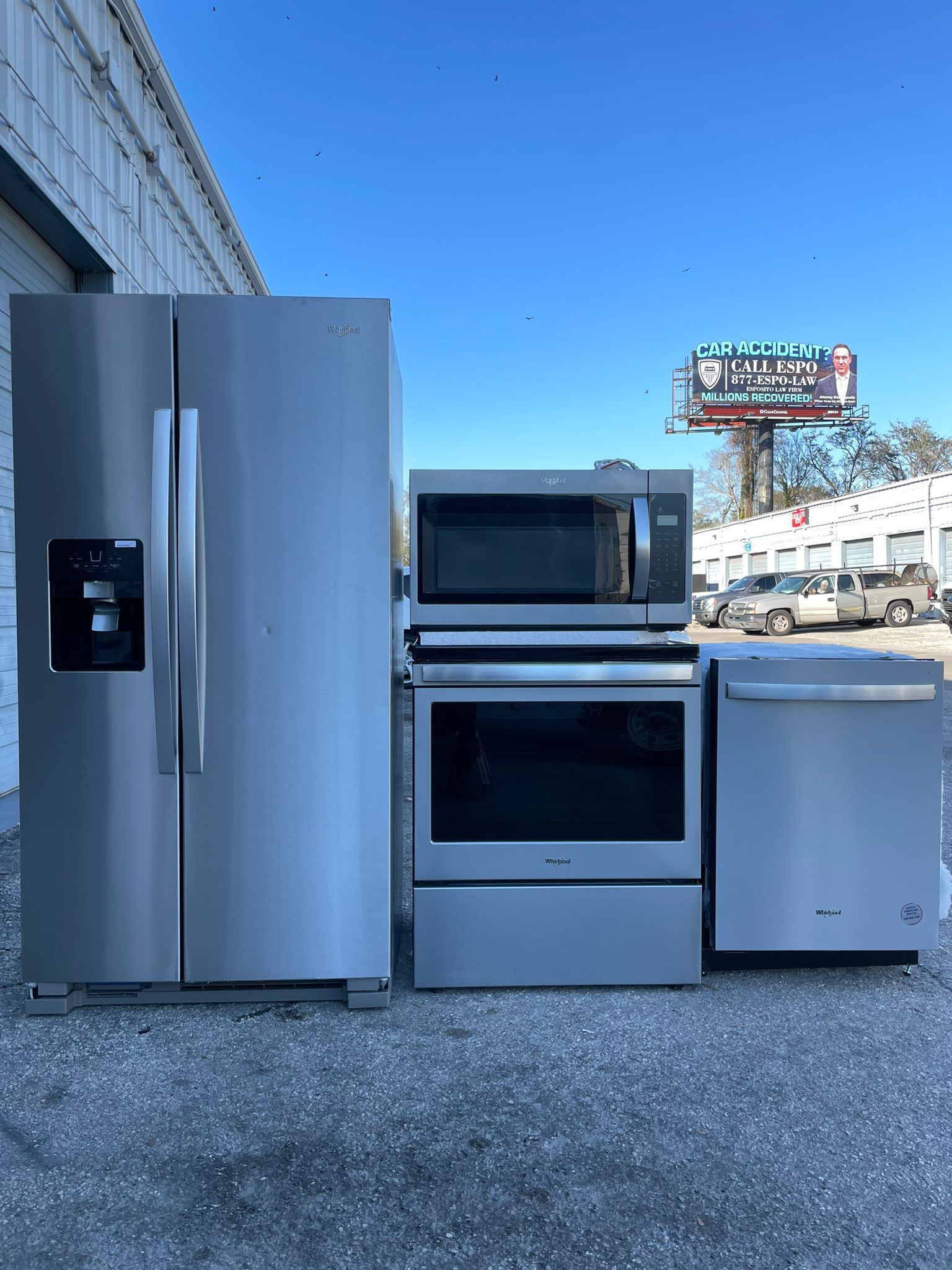 Side By Side Whirpool Kitchen Bundle 