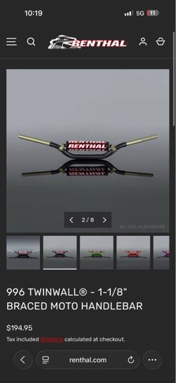 Renthal Twinwall PRO Bars like new
