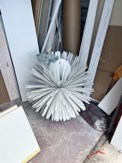 White Flower Ceiling Chandelier