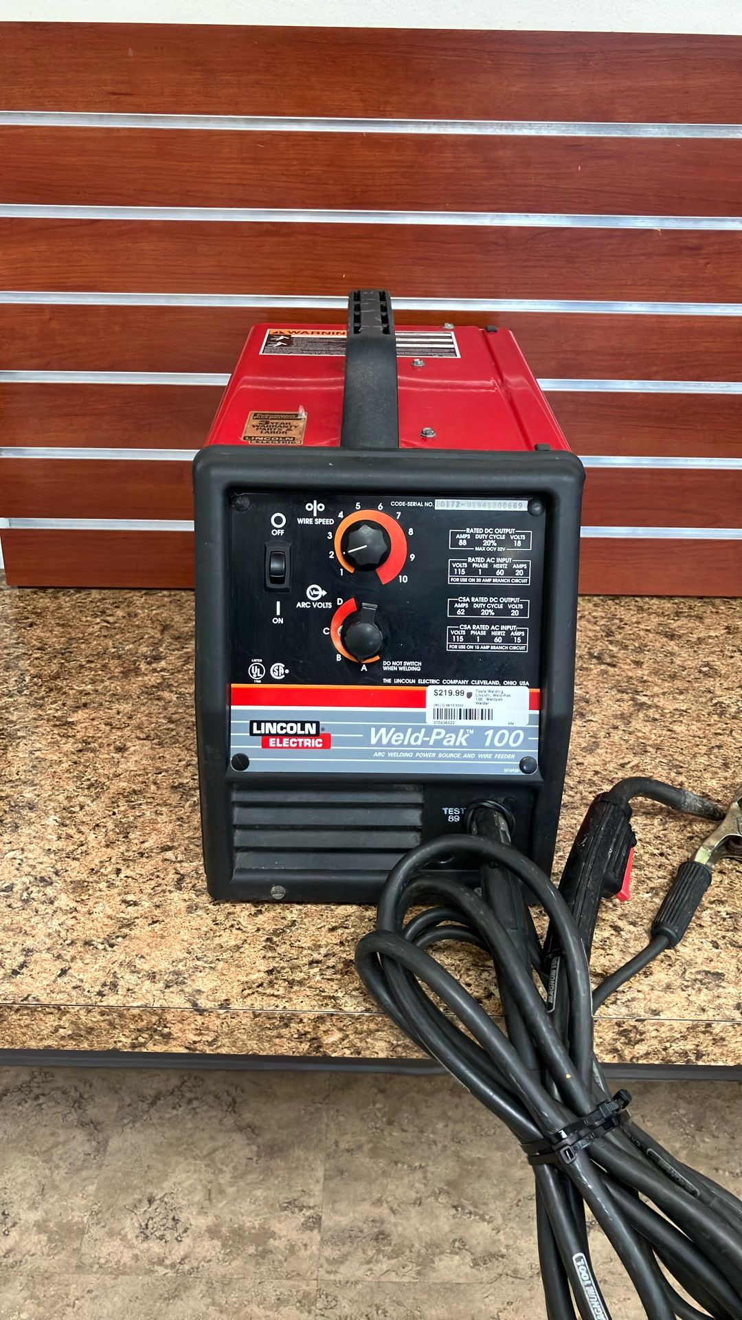 Tools Wielding Lincoln Weld-pak 100