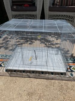 Used birdcage