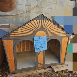 Large 2 Door Dog House (Available)