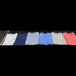 Men Nike Dry Fit Work Out Shirts Medium 