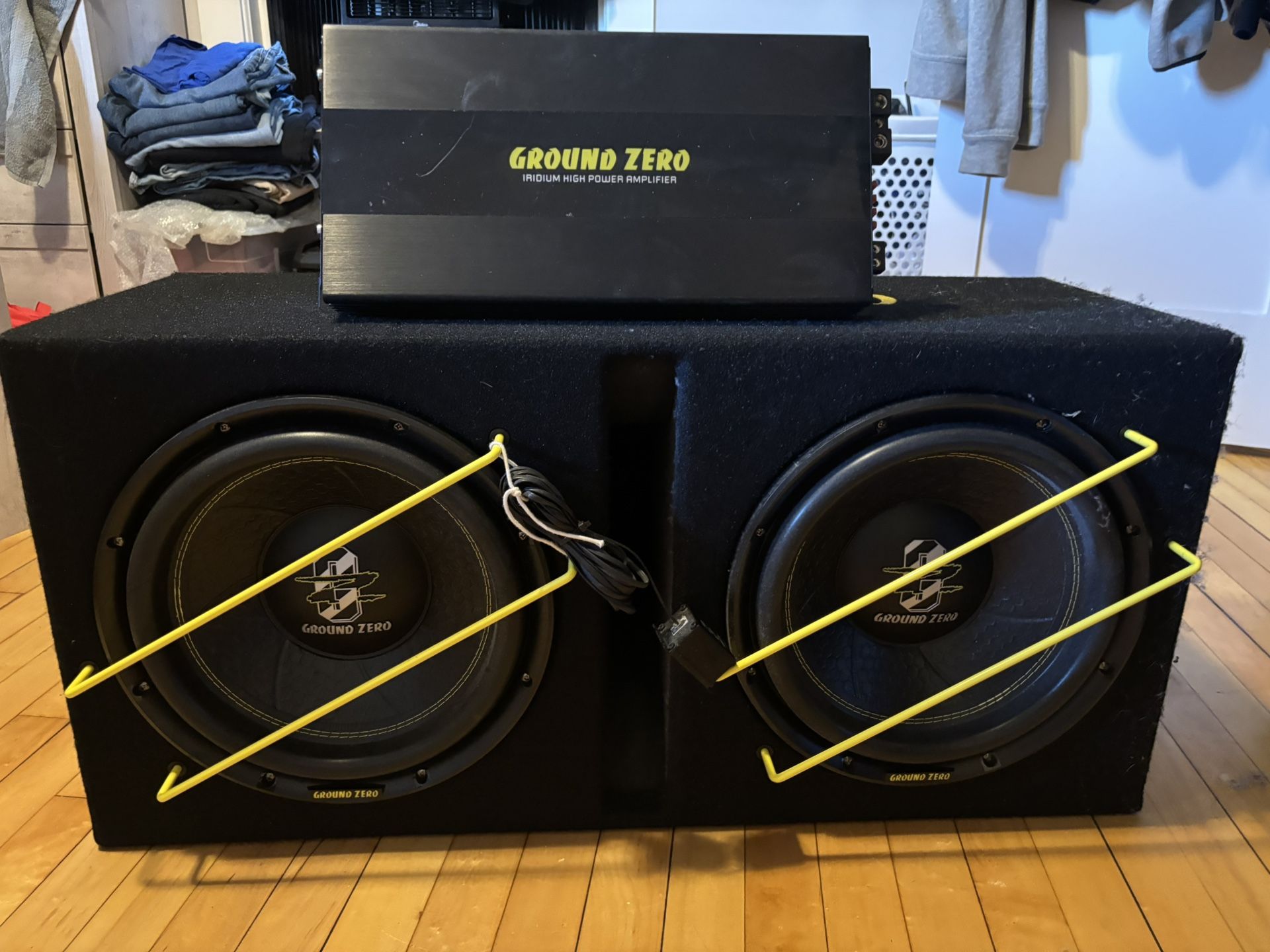 Sub Woofer And Amp