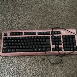 Pink Sparkle Keyboard 