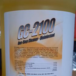 DISINFECTANT JANITORIAL CUSTODIAN CONCENTRATE