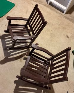 Twin toddler rocking chairs