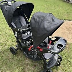 USED Sit And Stand Double Stroller
