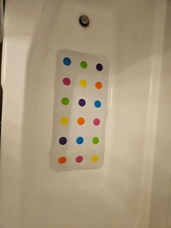 Kids anti slip bath mat
