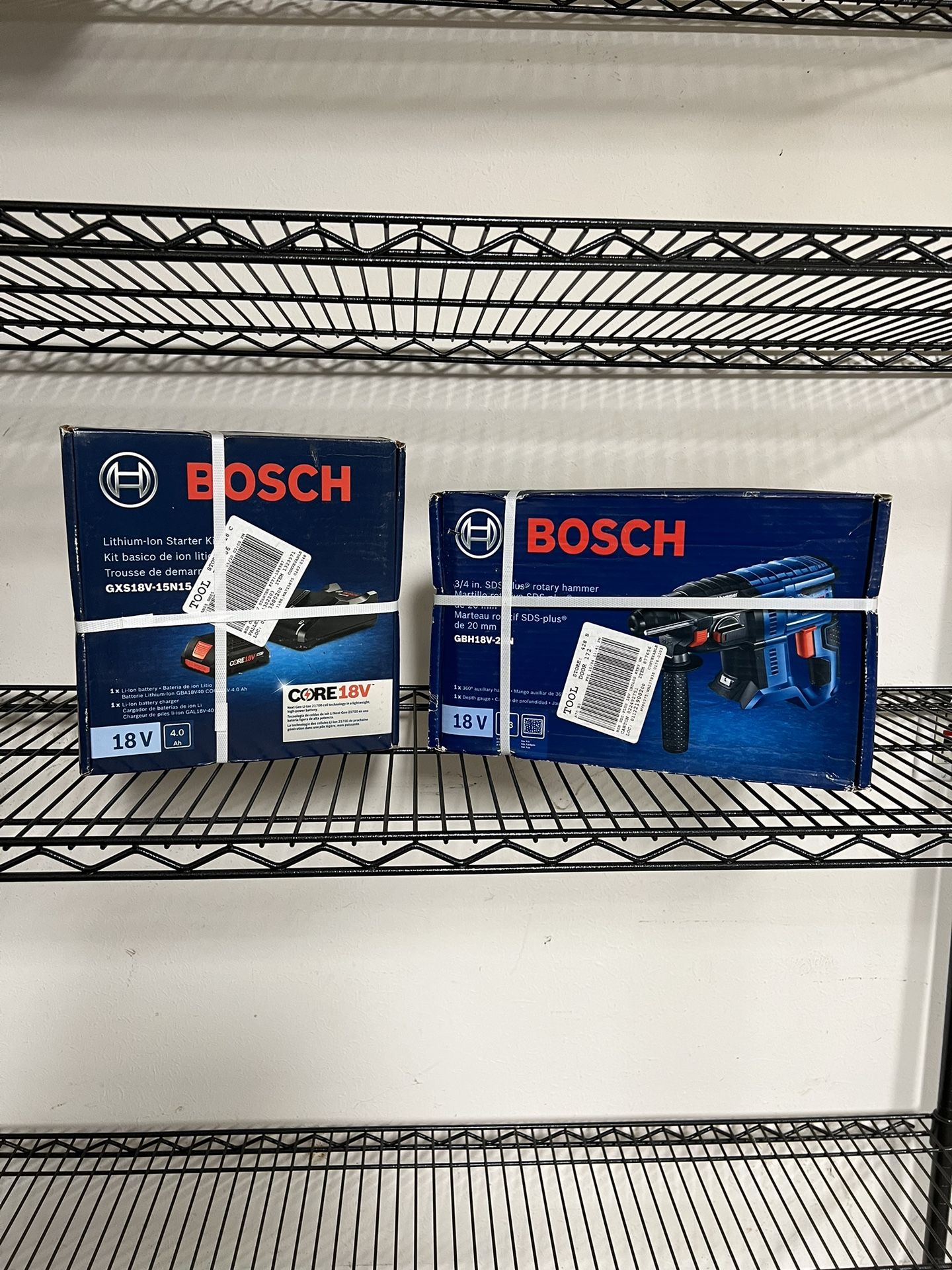 Bosch Rotary Hammer Drill + Battery