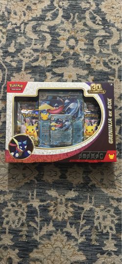 Pokémon 30th Celebration Greninja ex Box – Sealed