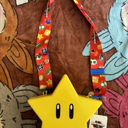 Universal Studios Super Nintendo World LED Star Popcorn Bucket Souvenir Light Up