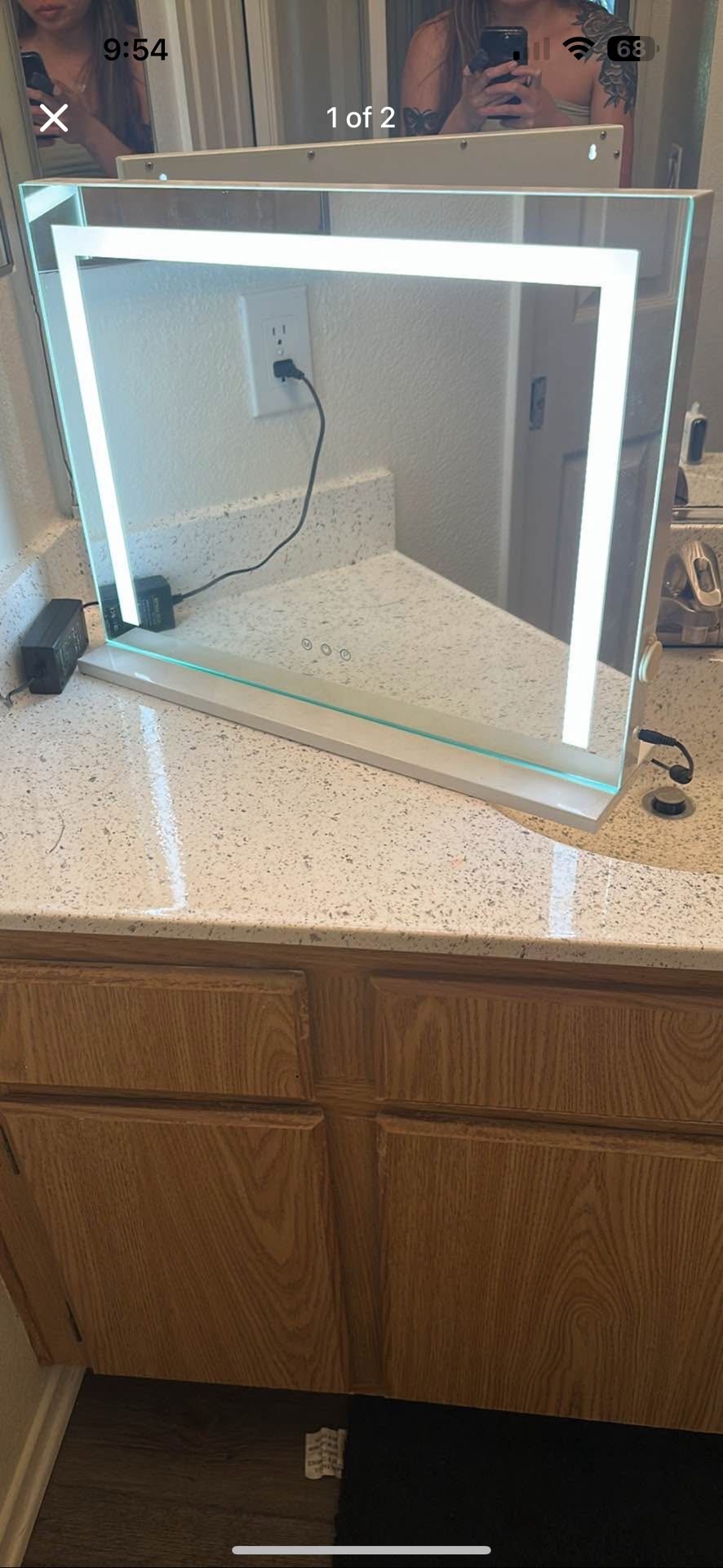 Beautiful Large LED Makeup Mirror