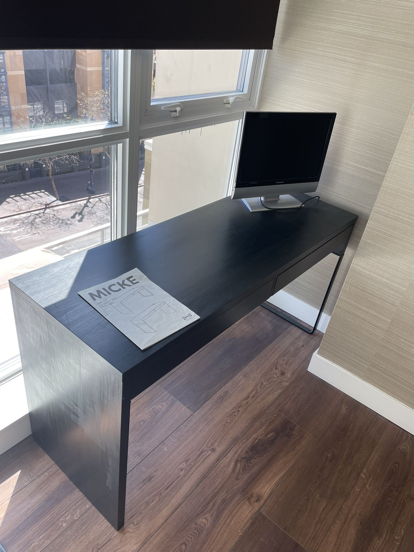 IKEA Micke Dark brown desk