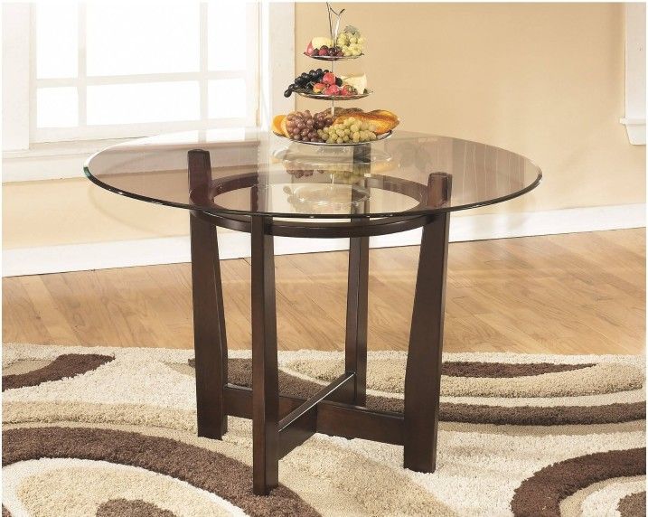 New!! Signature Design by Ashley Charrell Round Dining TABLE D357-15