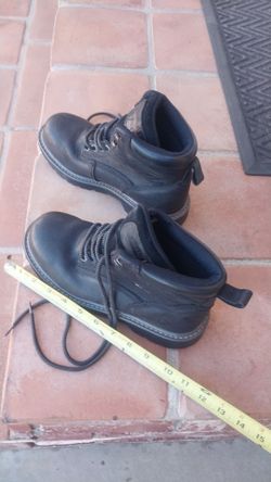 WOLVERINE STEEL TOE LEATHER BOOTS 7.5M SIZE