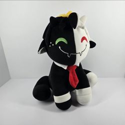 Youtooz Ranboo Sit Plush 14" Stuffed Animal Black White Cartoon Character
